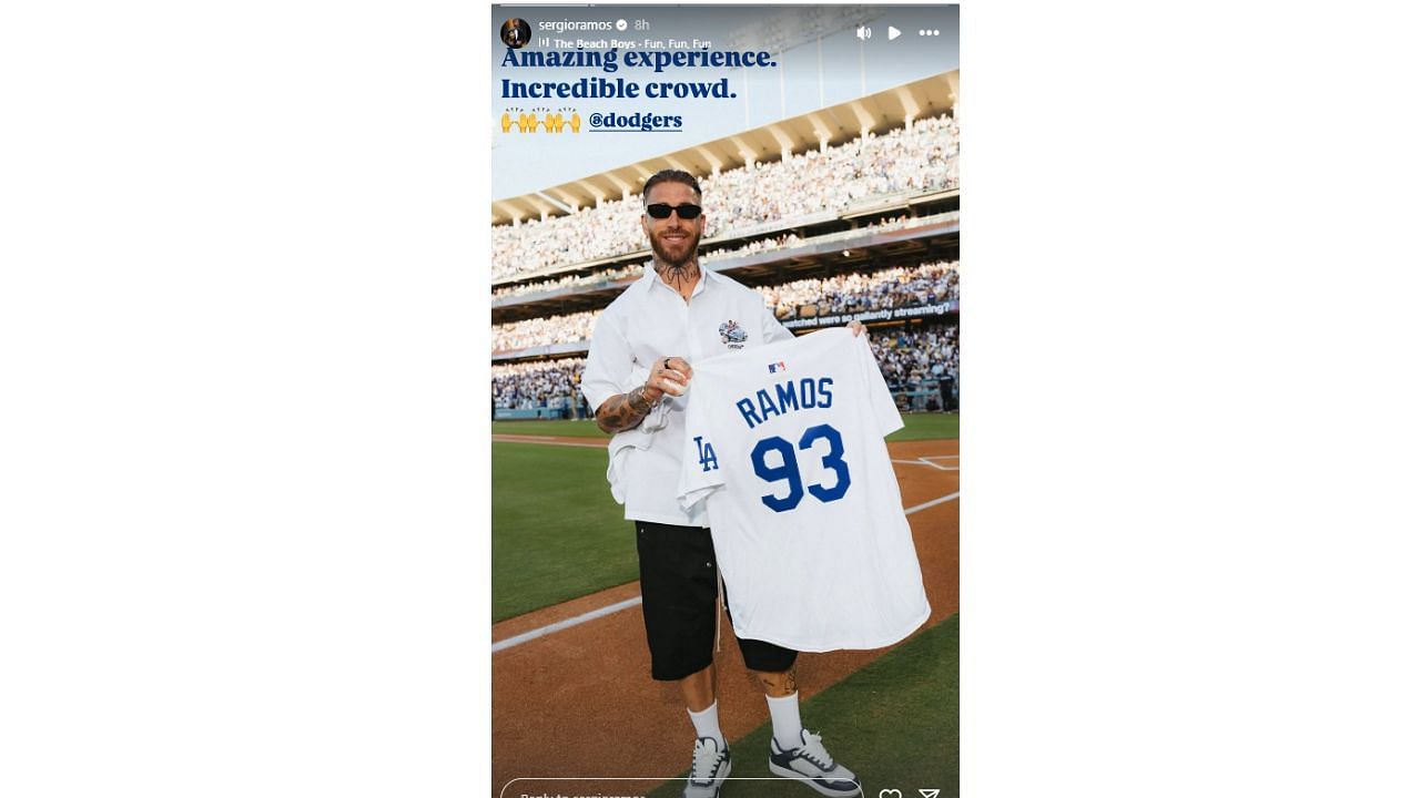 Ramos' Instagram story